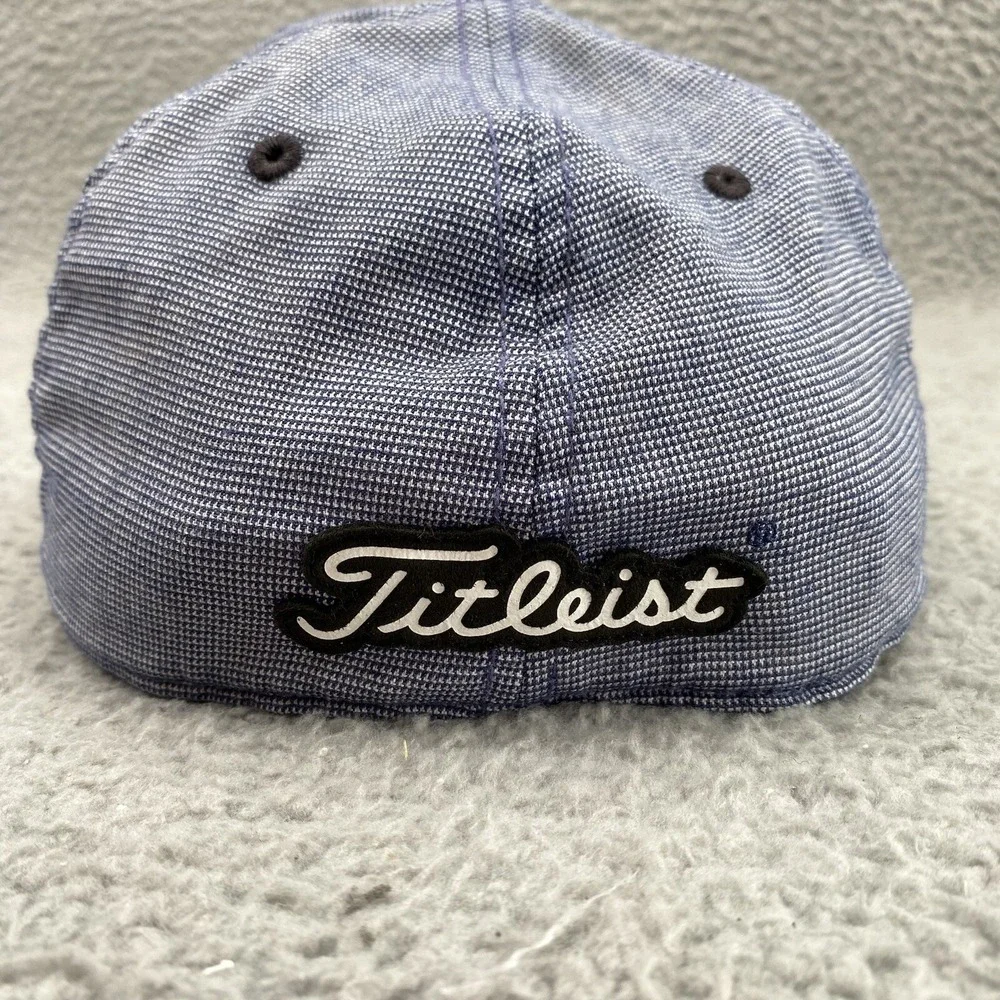 Titleist X Footjoy Hat Cap Mens Fitted‎ L/XL Blue Golf Golfer Athletic Gorpcore